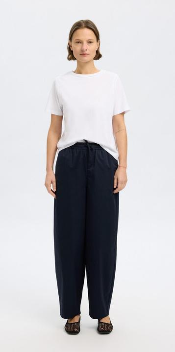 Produktbild Selected Femme 100% Baumwoll T-Shirt mit Rundhalsausschnitt (XS)
