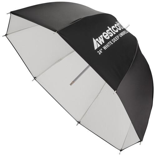 Actual product image Westcott Deep Umbrella White Bounce (24")