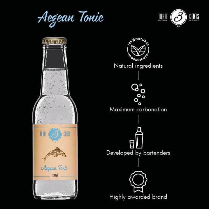 Produktbild Three Cents Aegean Tonic (6 x 20 cl)