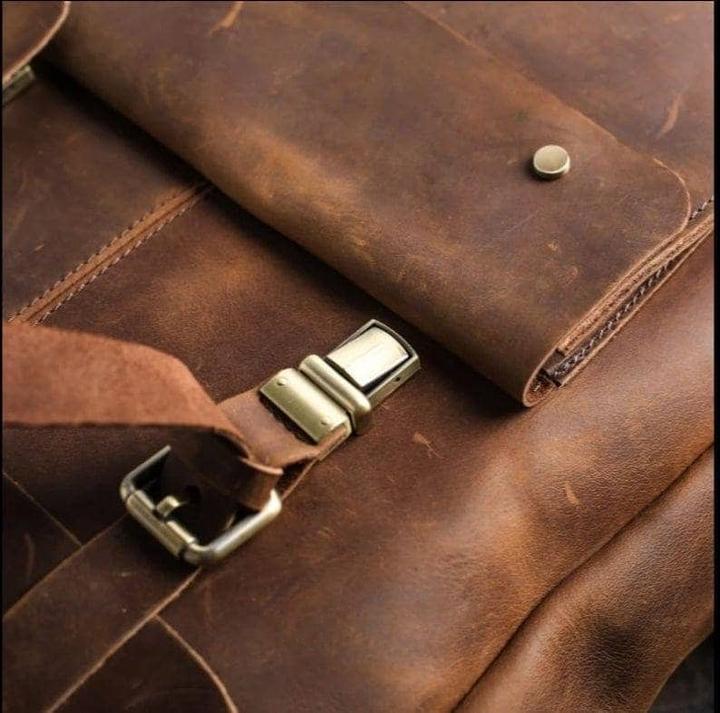 Immagine prodotto Only-Bags.Store Zaino in pelle, zaino in pelle marrone, zaino, zaino in pelle da uomo, zaino hipster, regali