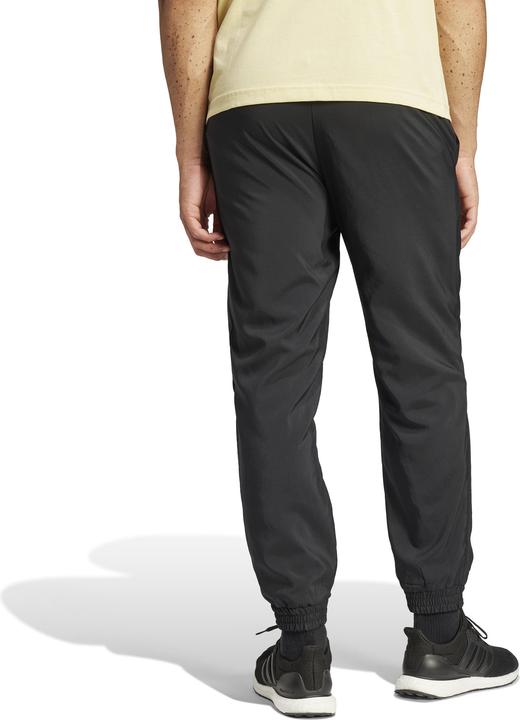 Actual product image adidas Herren Essentials SMALL Logo Stanford Pant Elasticated, Black/White, XL (XL)