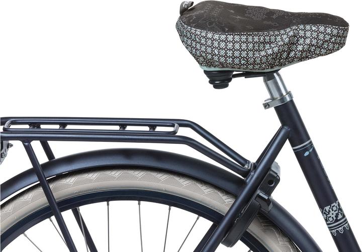 Actual product image Basil Bicycle Saddle Bohème Saddle Cover Black