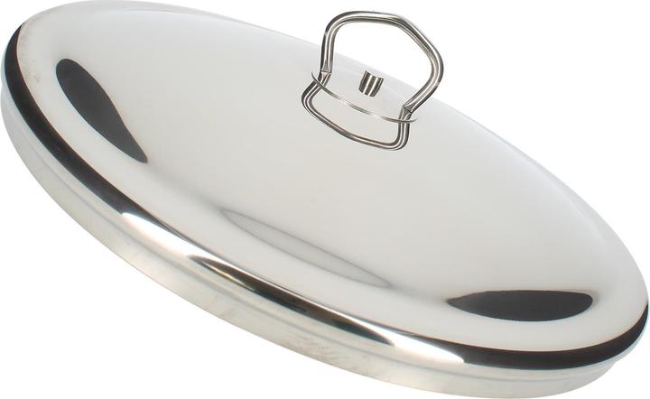 Produktbild Cheffinger Kochtopf 34 cm mit Deckel aus Edelstahl (34 cm, Kochtopf, Edelstahl)