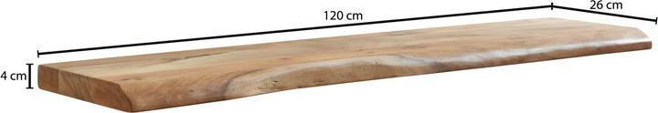 Actual product image Wohnling with (120 x 26 x 4 cm)