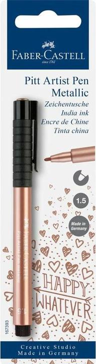 Actual product image Faber-Castell Faber.C.Ink Pen PITT artist pen Colour 252 BK (Copper, 1 x)