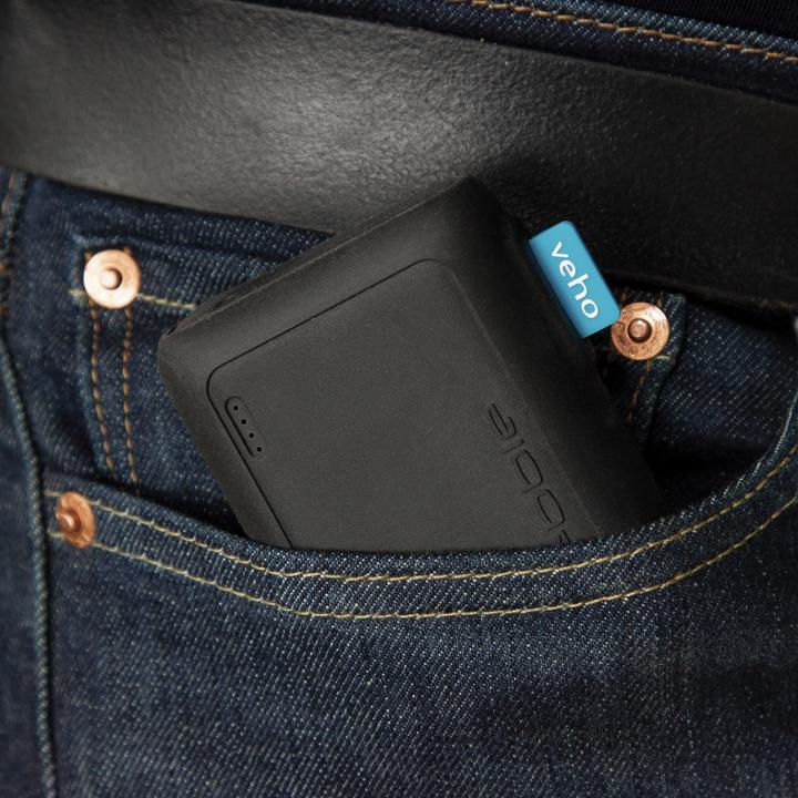 Actual product image veho Pebble PZ-12 robust draagbare powerbank - 10.000 mAh (10000 mAh, 37 Wh)