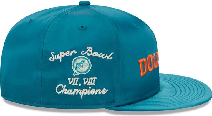 Actual product image New Era 9Fifty Satin Script Miami Dolphins