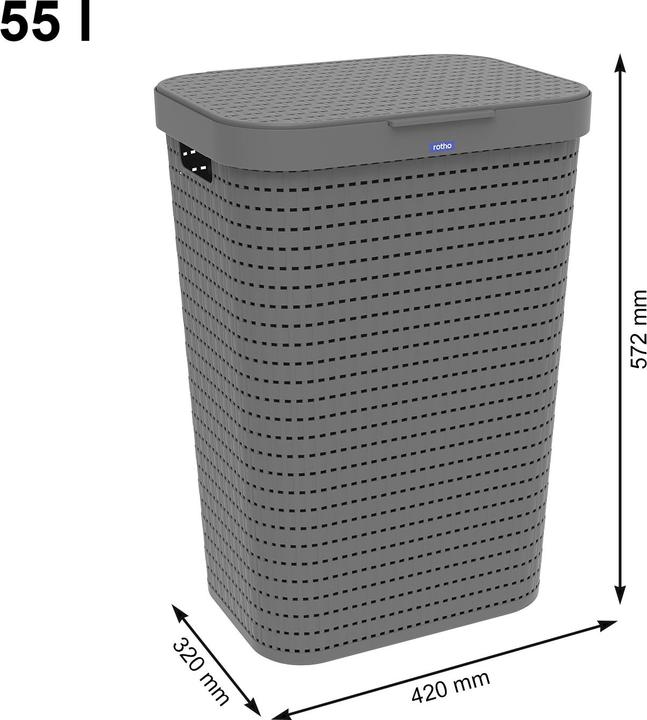 Produktbild Rotho 2er Set Wäsche COUNTRY (40 l)