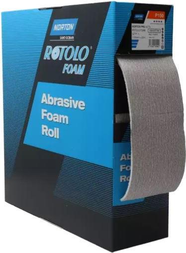 Image du produit Norton Abrasives 63642557613 Rotolo-Schleifrollen A275 115mm x 25m P800 (P800)