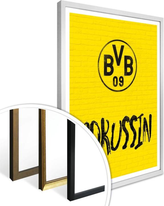 Produktbild Borussia Dortmund BVB Borussin (30 x 40 cm)
