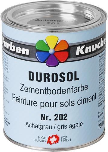 Knuchel Zementbodenfarbe Durosol (Grau, 0.75 l)