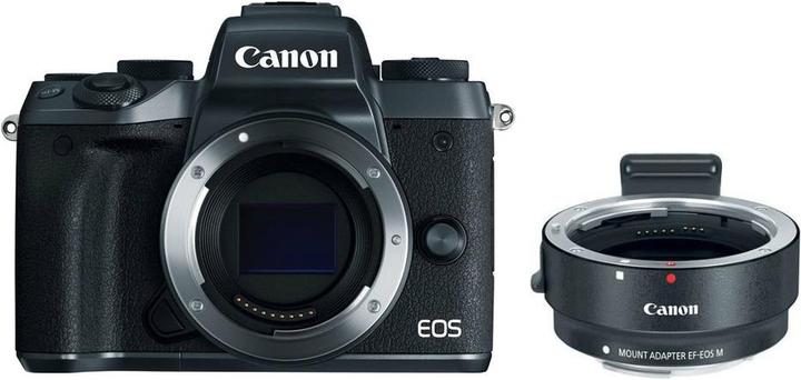Canon EOS M5, corpo incl. adattatore EF/EF-M (24.20 Mpx, APS-C / DX)
