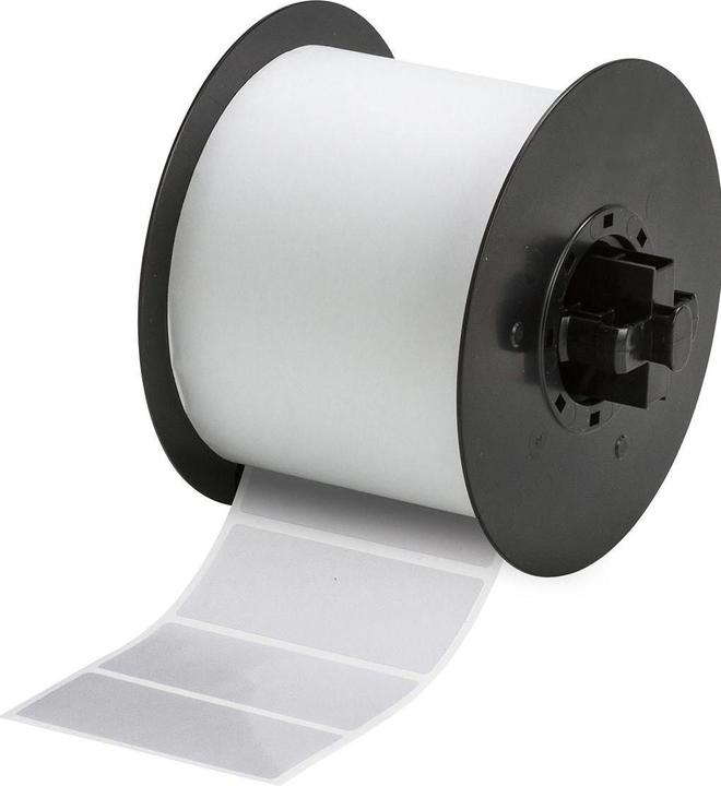 Produktbild Brady MNK-BPT-17-7563, met. Polyester, Silber, Satin, 50.80 x 25.40 mm, permanent (1240 E.) (5.08 cm)