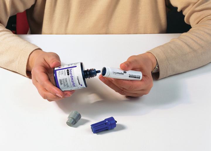 Productafbeelding Legamaster Navulinkt 100ml blauwe alcohol opgelost lage geur voor TZ1 (Blauw, 1 mm, 1 x)