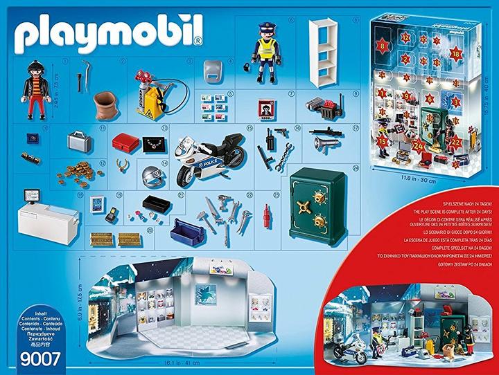 Image du produit Playmobil Calendrier de l'Adenvents Intervention de la police dans une bijouterie (9007)