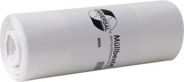 Neutralware Müllbeutel 50 x 60 cm (B x H) 5µm 30l Polyethylen weiss 50 St./Pack. (50 x, 30 l)