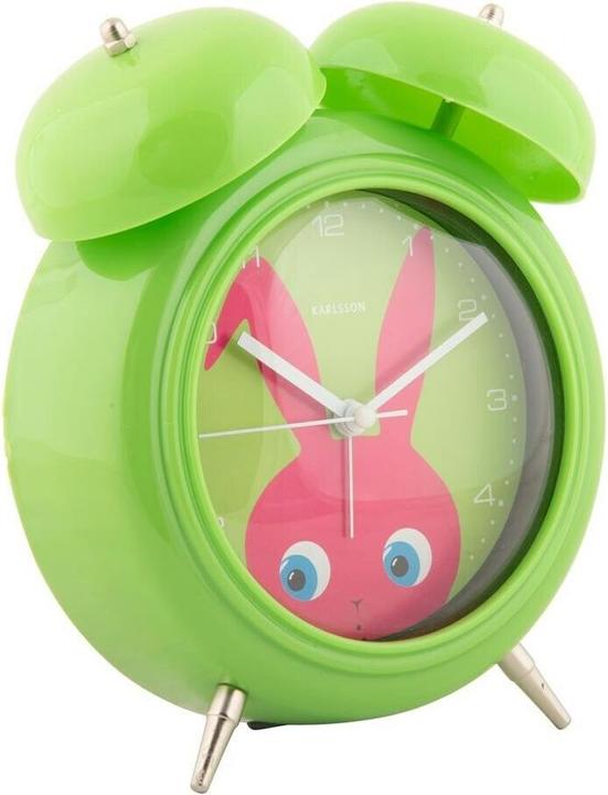 Produktbild Karlsson Wecker Hase Dunkelgrün, Anzeige: Analog, Detailfarbe