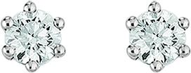 Image du produit Natsumi Schmuck Boucles d'oreilles diamant or blanc 18K/750 0.2 ct G si (Or blanc 750/18 K)