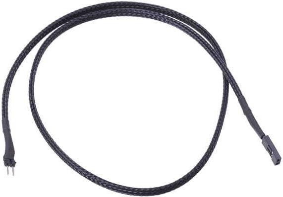 Produktbild Phobya 2pin-Kabel Verlängerung Buchse/Stecker 60cm Schwarz