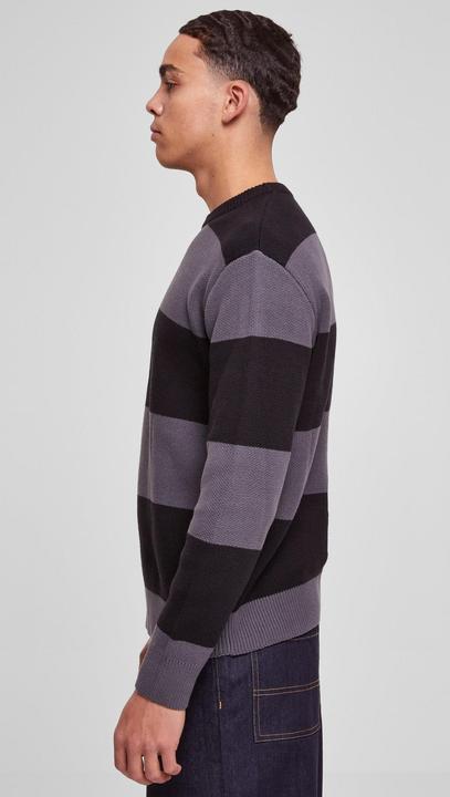 Actual product image Urban Classics Heavy Oversized Striped Sweatshirt (L)