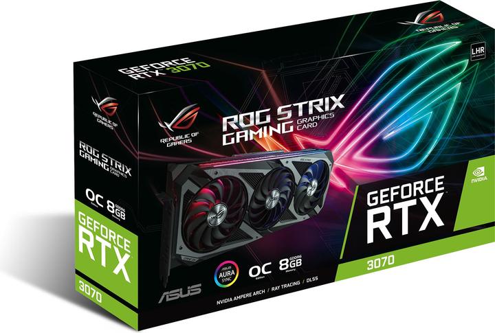 Produktbild ASUS GeForce ROG Strix RTX 3070 O8G V2 Gaming (8 GB)