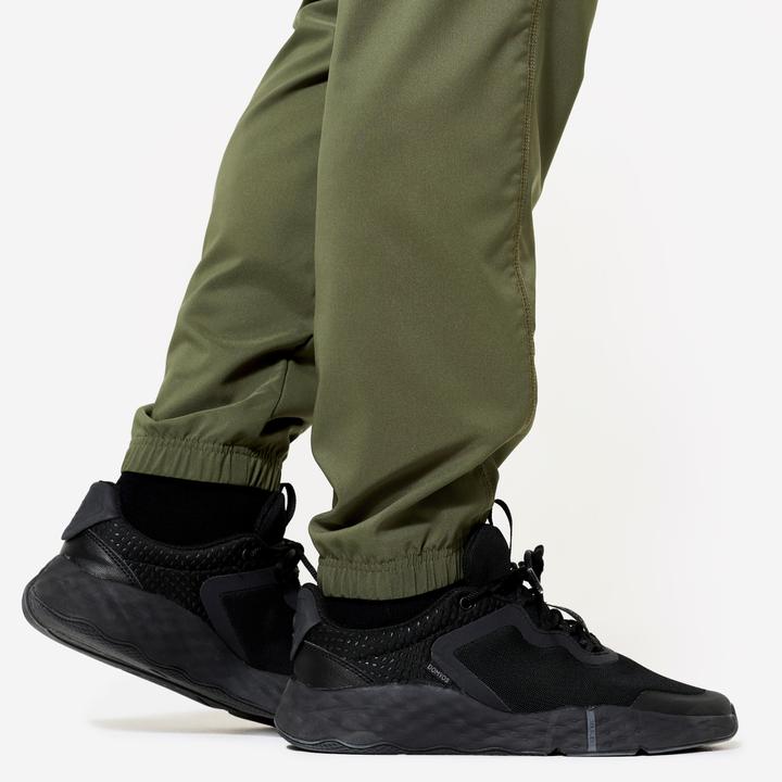 Produktbild Domyos Trainingshose Herren atmungsaktiv - Essential 120 khaki (W32/L33)