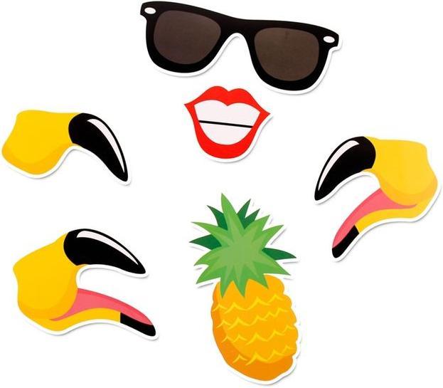 Produktbild MU Classic Flamingo Tropical Photo Booth Set