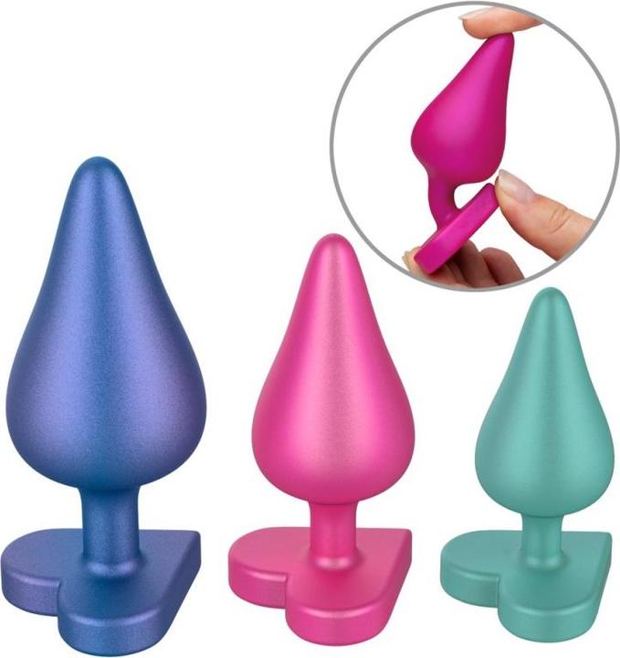 Actual product image Romp Luster Silikon Butt Plug Set