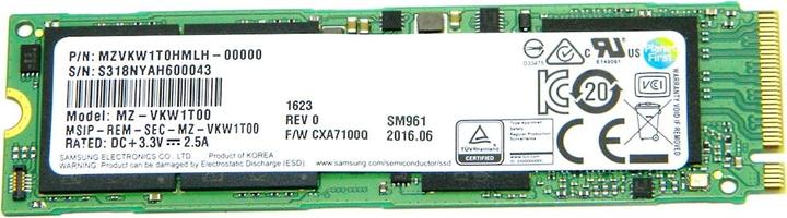 Produktbild Samsung Sm961 Oem (1000 GB)