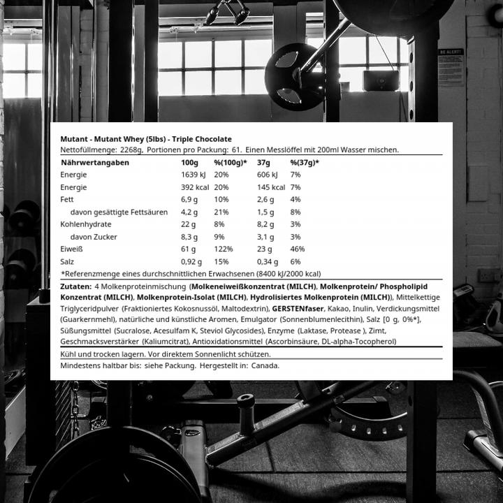 Produktbild Mutant Whey Protein (Schokolade, 1 Stk., 2268 g)