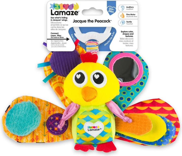 Actual product image Tomy Lamaze Jacques the Peacock