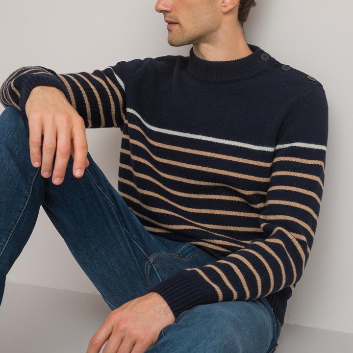 Immagine prodotto La Redoute Collections Maglia a righe in stile marinaro (XL)