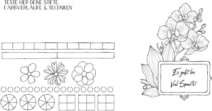 Produktbild Tropical Flowers – Exotische Blumen- und Pflanzen-Motive ausmalen