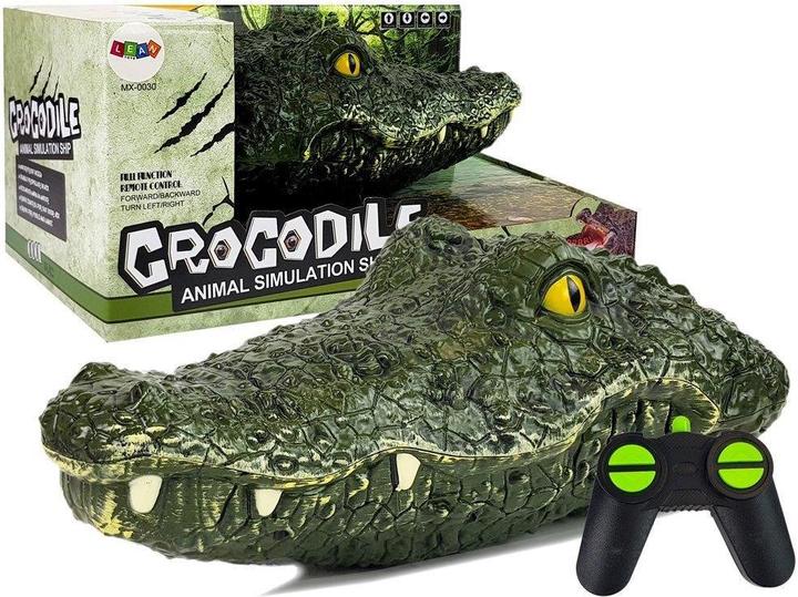 Image du produit Lean Toys Bateau crocodile télécommandé 2,4G