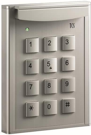 Produktbild TCS Codeschloss AZF50000-0010 f.bis zu 10 Codes Codelock 12 silber (Elektronische Zahlenkombination)