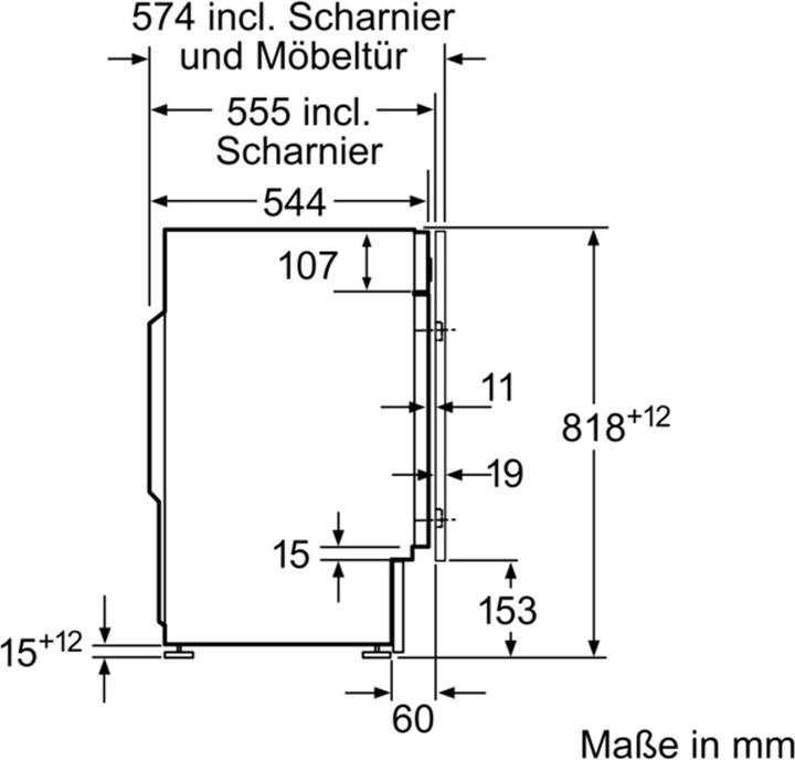 Actual product image Bosch Hausgeräte WIW28443 (8 kg, Left)