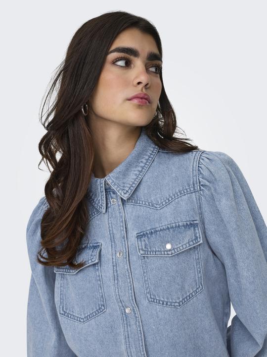 Immagine prodotto Only Camicia loose fit colletto maniche a sbuffo camicia denim (XS)