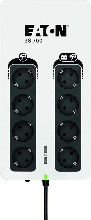Image du produit Eaton 3S 700 DIN (700 VA, 420 W, Double convertisseur en ligne Onduleur)