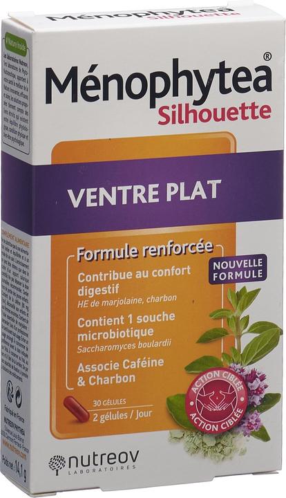 Ménophytea Flacher Bauch Silhouette Gélules (30 Stück, Kapseln, 33 g)