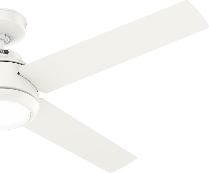 Produktbild Hunter Fans DC Deckenventilator Greta Weiss mit LED & Fernbedienung (45 dB)