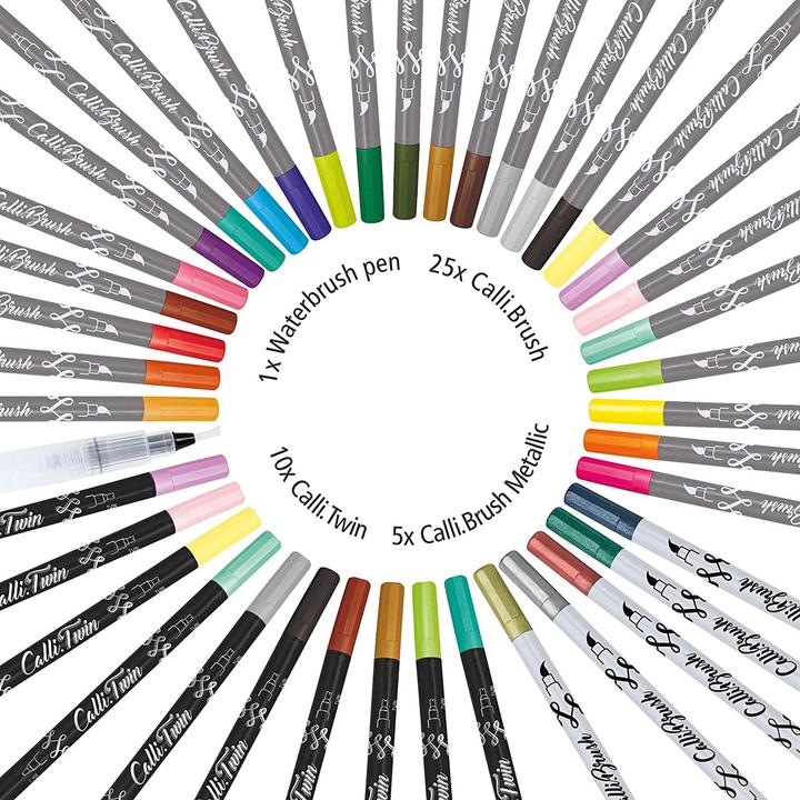 Image du produit Online Calli Twin & Calli Brush (Multicolore, 40 x)