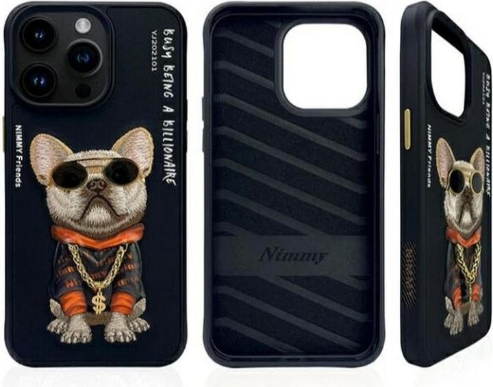 Produktbild PanzerGlass Nimmy case iPhone 15 Pro 6.1" black Glasses Cool Dog (Apple iPhone 15 Pro)
