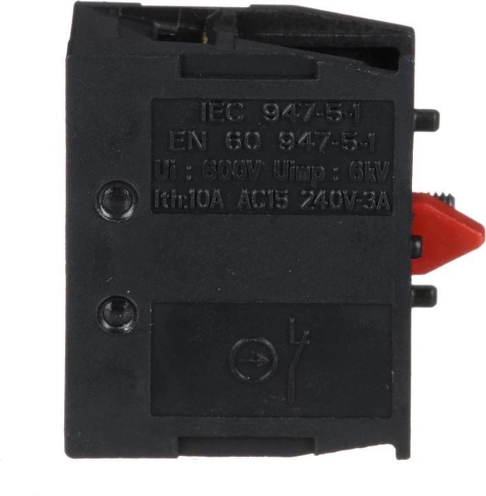 Actual product image Schneider Electric ZB2 Contact Block 10A 600V NC Slow Break