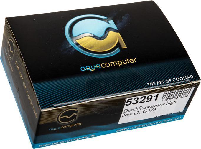 Image du produit Aqua Computer Capteur de débit high flow LT, 2x G1/4