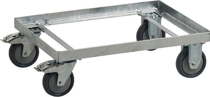 Produktbild Craemer Fahrgestell Stahl, verzinkt eckig für Transportbehälter 210 l