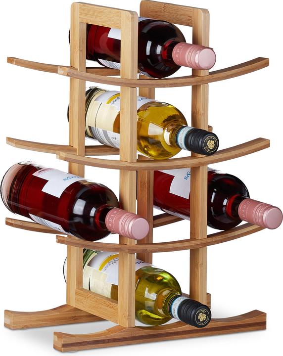 Image du produit Relaxdays Etagère à vins pour 12 bouteilles (30 x 16 x 42,5 cm, 12 Fl.)