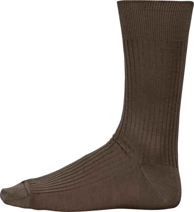 Kariban Socken aus Rib-Baumwolle 4x2 Garn d'écosse