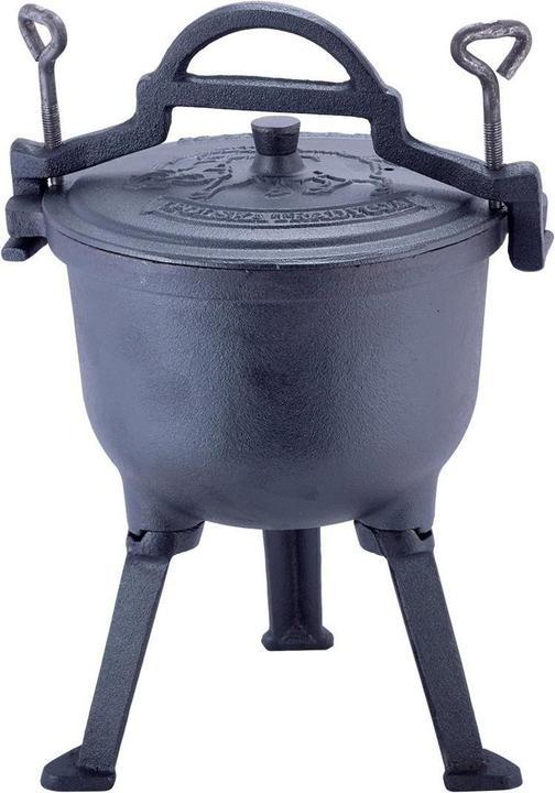 Actual product image Kamille Cast iron boiler with lid 8L 4801V (Pot, Cast iron)
