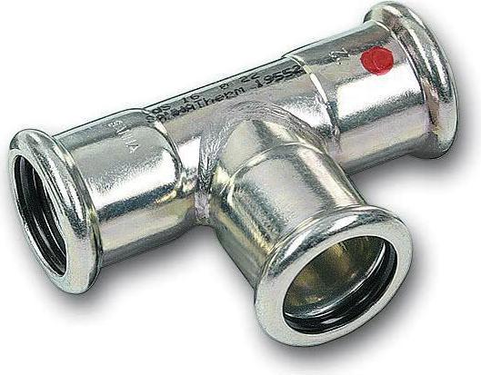 Sanha Tee zincato Sanha-Therm, estruso, d28