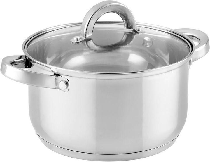 Florin Stainless steel pot with lid Florina Claude 26 cm 7.25 l (26 cm, Pot, Stainless steel)
